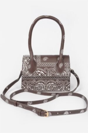 Bandana Single Handle Flap Crossbody Bag Bandana Single Handle Flap Crossbody Bag