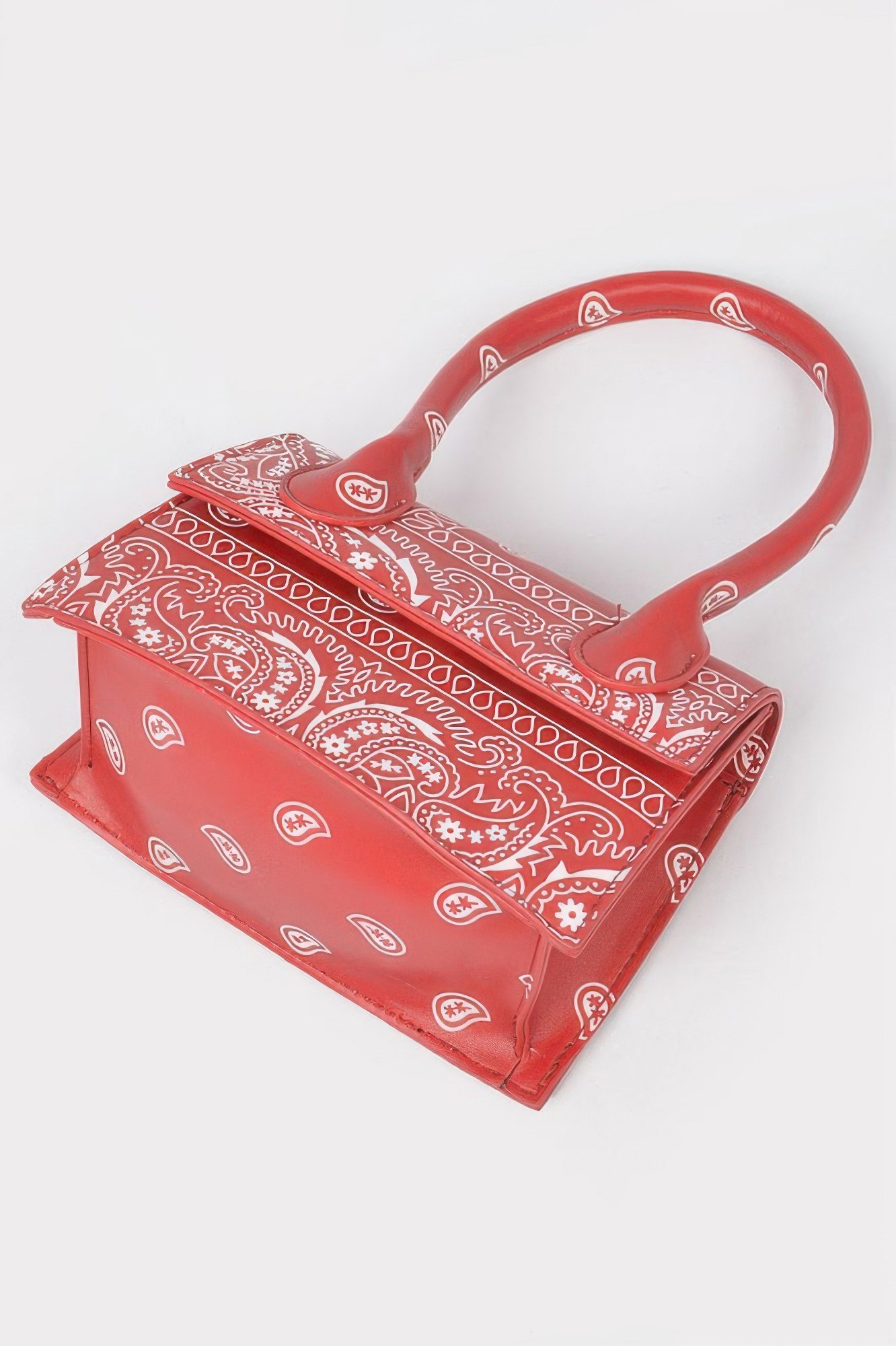 Bandana Single Handle Flap Crossbody Bag Bandana Single Handle Flap Crossbody Bag - Image 6