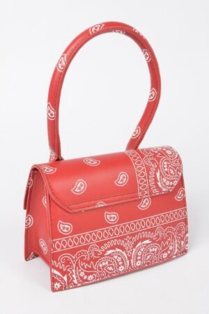 Bandana Single Handle Flap Crossbody Bag Bandana Single Handle Flap Crossbody Bag