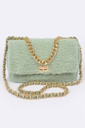 Faux Fur Shoulder Bag Faux Fur Shoulder Bag