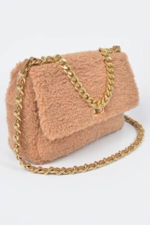 Faux Fur Shoulder Bag Faux Fur Shoulder Bag