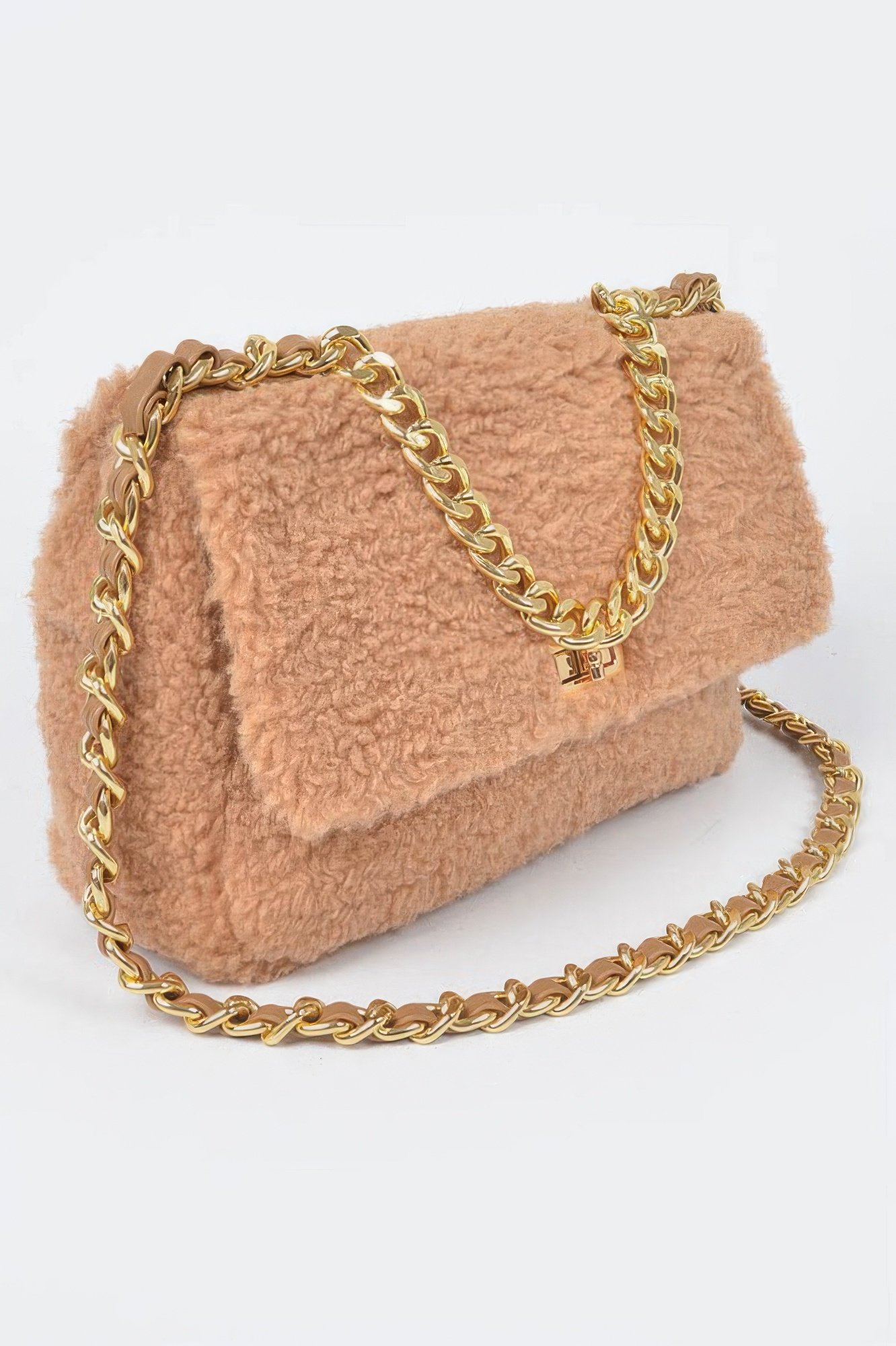 Faux Fur Shoulder Bag Faux Fur Shoulder Bag - Image 4