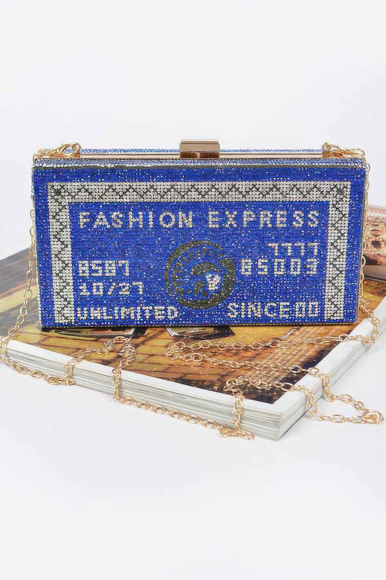 Rhinestone Credit Card Clutch Rhinestone Credit Card Clutch