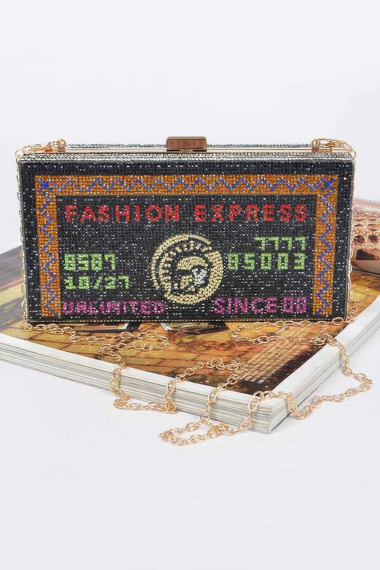 Rhinestone Credit Card Clutch Rhinestone Credit Card Clutch - Image 2