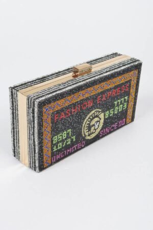 Rhinestone Credit Card Clutch Rhinestone Credit Card Clutch