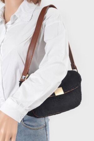 Faux Fur Shoulder Bag Faux Fur Shoulder Bag