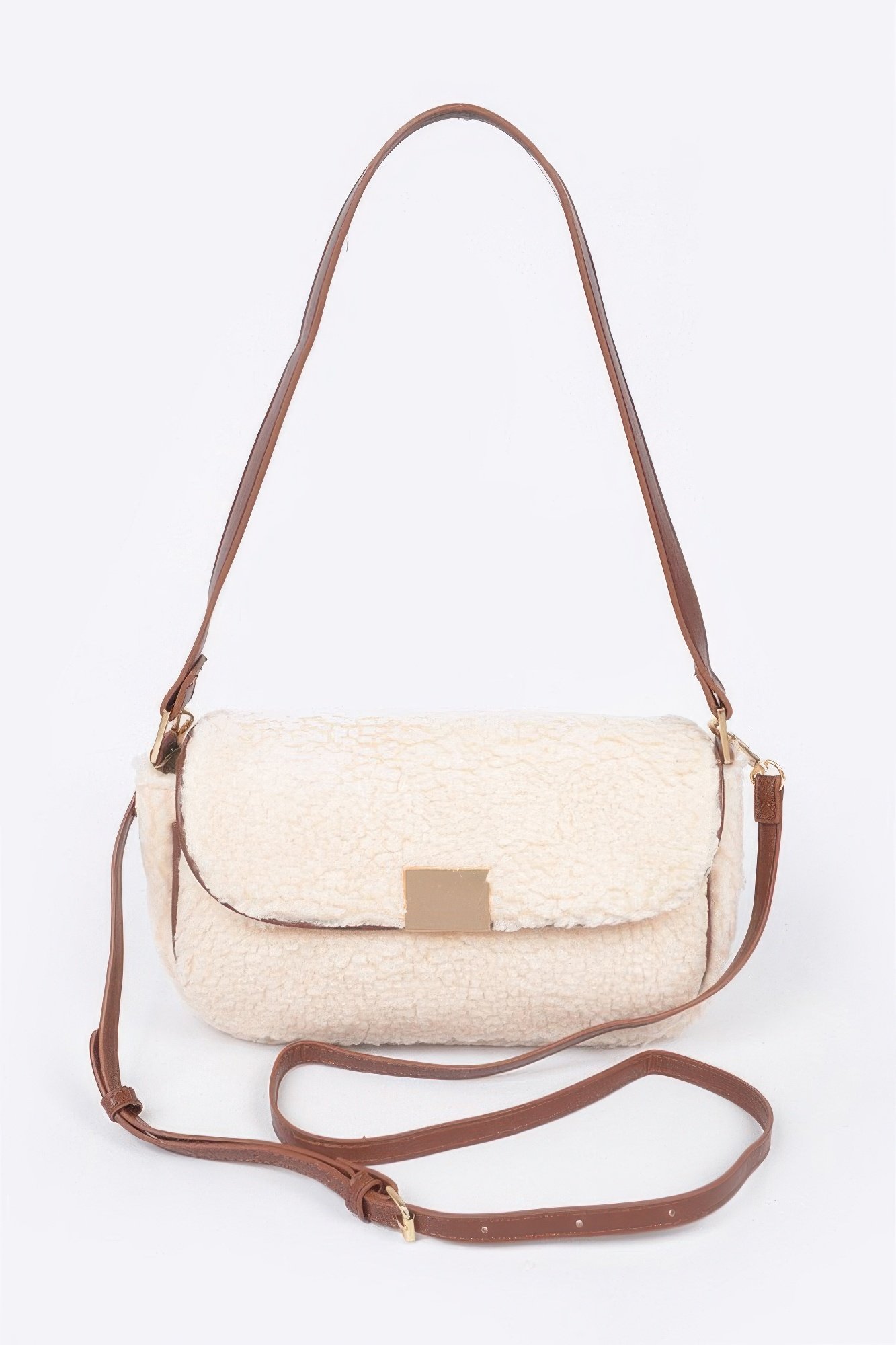 Faux Fur Shoulder Bag Faux Fur Shoulder Bag - Image 4