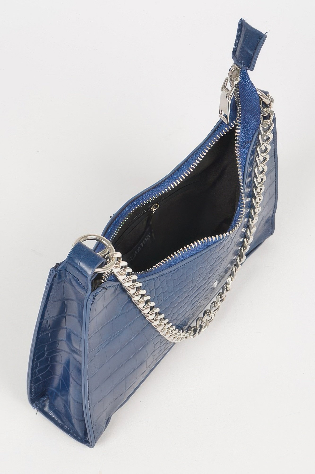 Faux Croc Chain Crossbody Bag W Airpod Purse Faux Croc Chain Crossbody Bag W Airpod Purse - Image 4