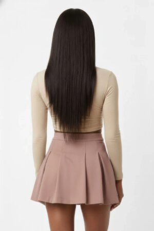 Essential High-waist Pleated Mini Skirt Essential High-waist Pleated Mini Skirt