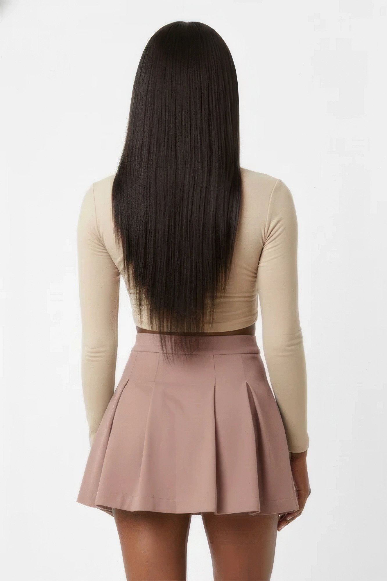 Essential High-waist Pleated Mini Skirt Essential High-waist Pleated Mini Skirt - Image 3