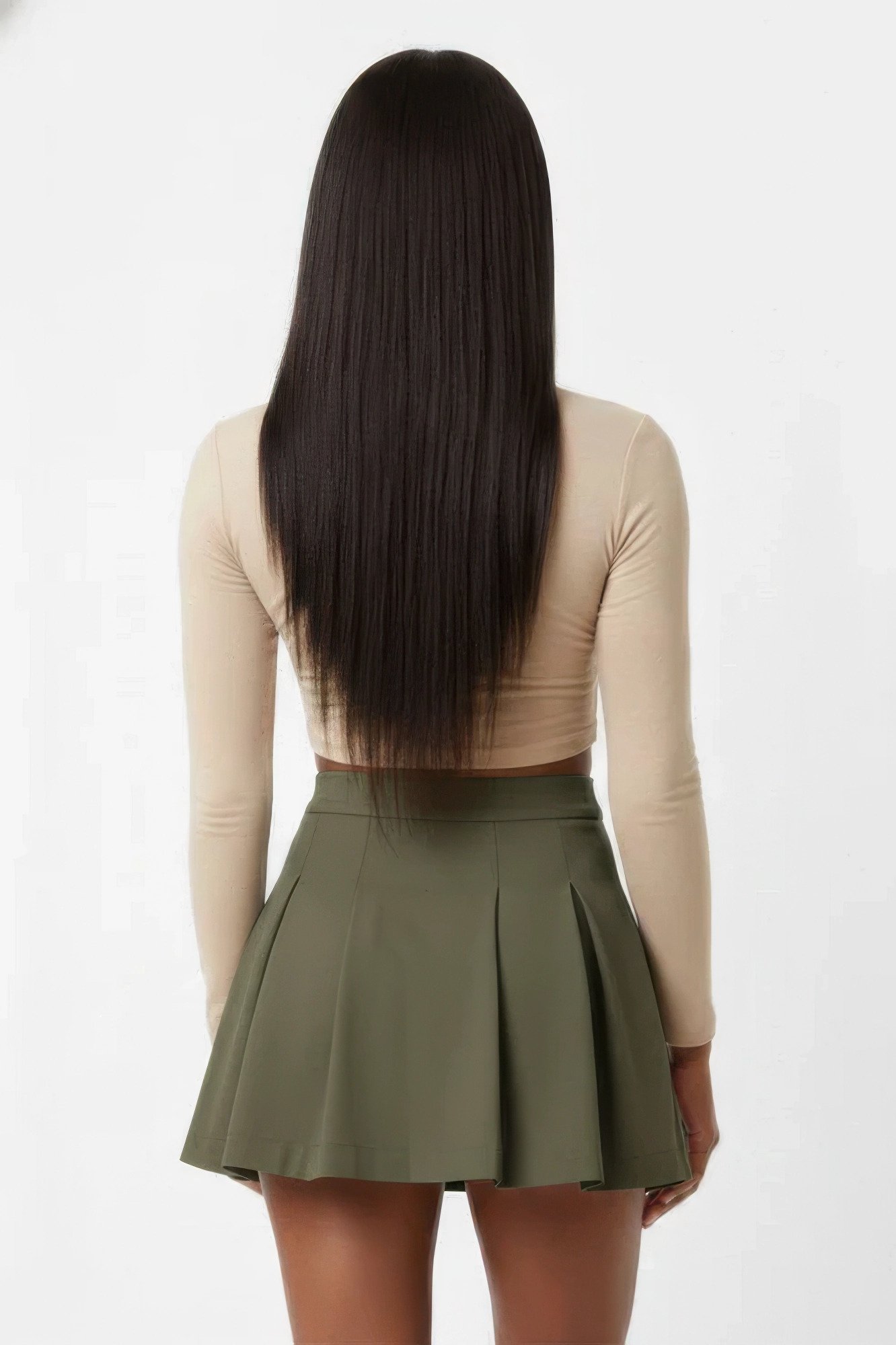 Essential High-waist Pleated Mini Skirt Essential High-waist Pleated Mini Skirt - Image 5