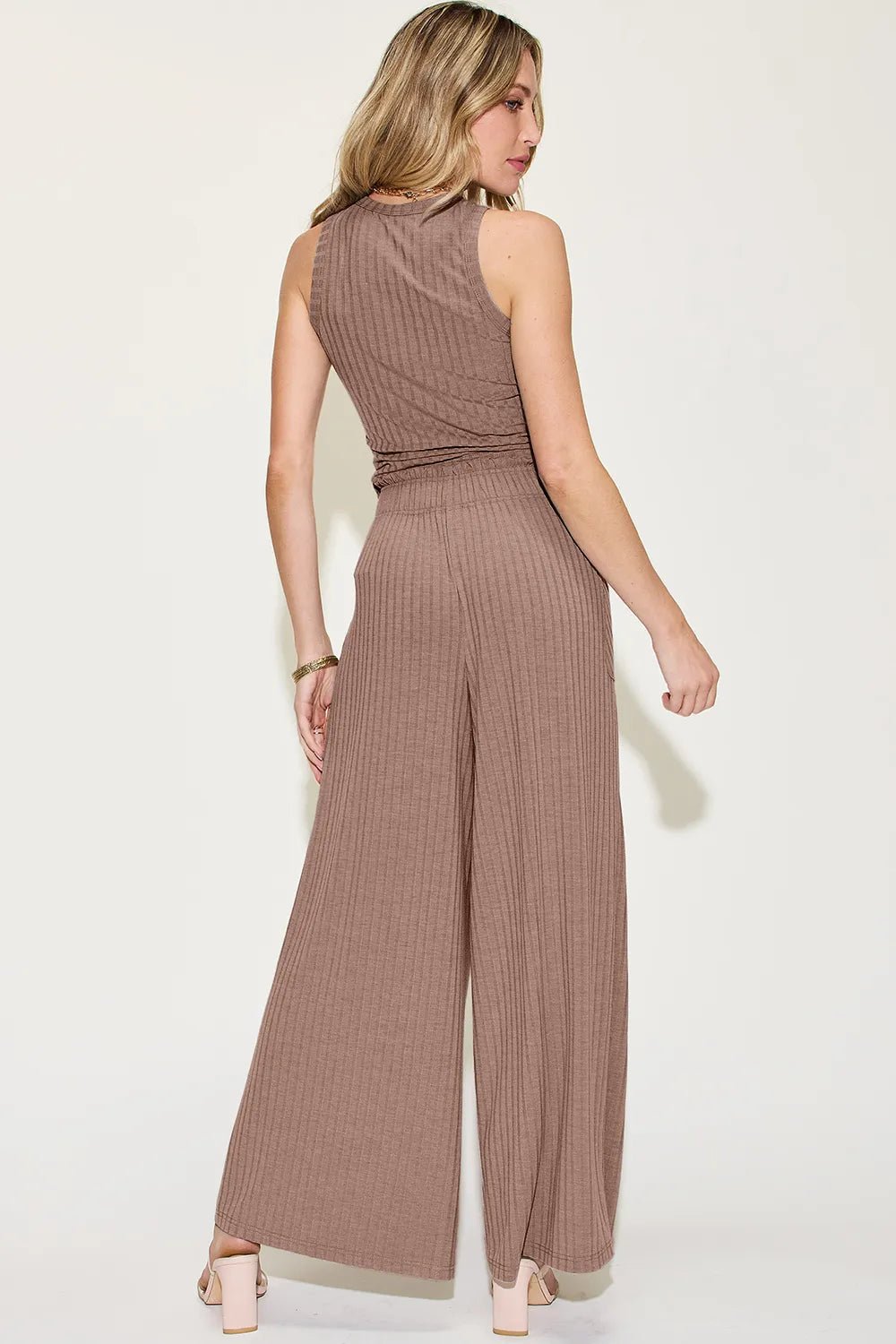 Basic Bae Full Size Ribbed Tank and Wide Leg Pants Set a6642027-a166-473f-8ca3-de0484fa5f44-Max