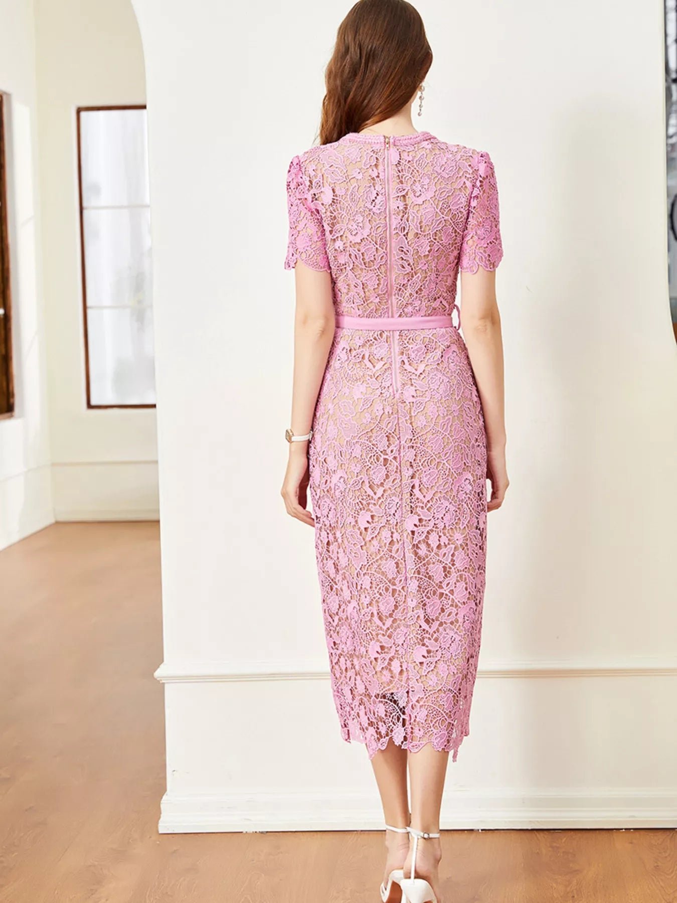 Lace Button-Up Midi Dress aa1340d5919a41dd9559152de309fbbb-Max-Origin