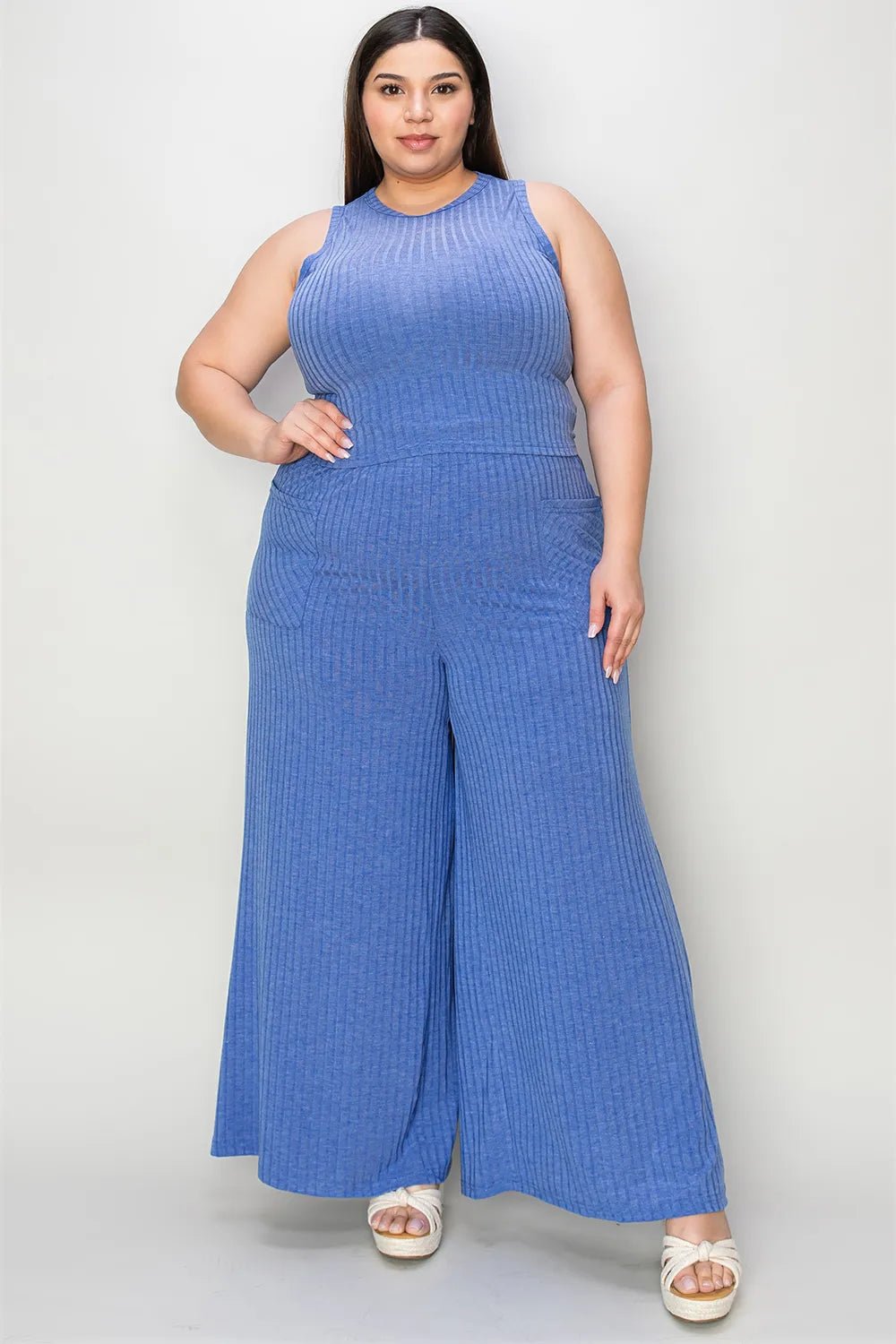 Basic Bae Full Size Ribbed Tank and Wide Leg Pants Set ac0e4dd9-d58b-404e-ab05-7e8c909298b2-Max