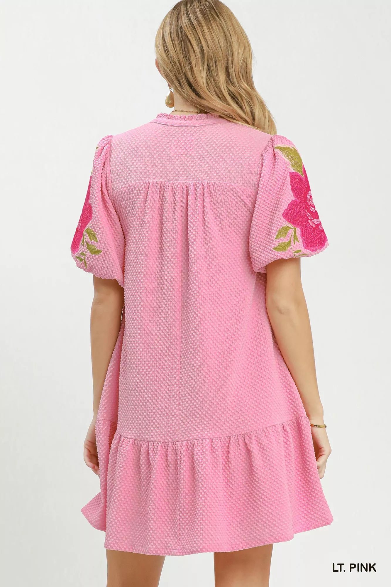 Umgee Floral Embroidered Textured Jacquard Dress bd48edd4-a366-418c-aa8f-cb61e9bd0b6e-Max-Origin
