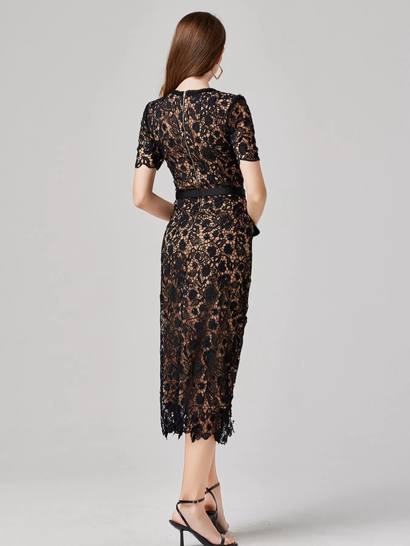 Lace Button-Up Midi Dress c41a5bdd3730462cb6c664eb1d7a9460-Max-Origin