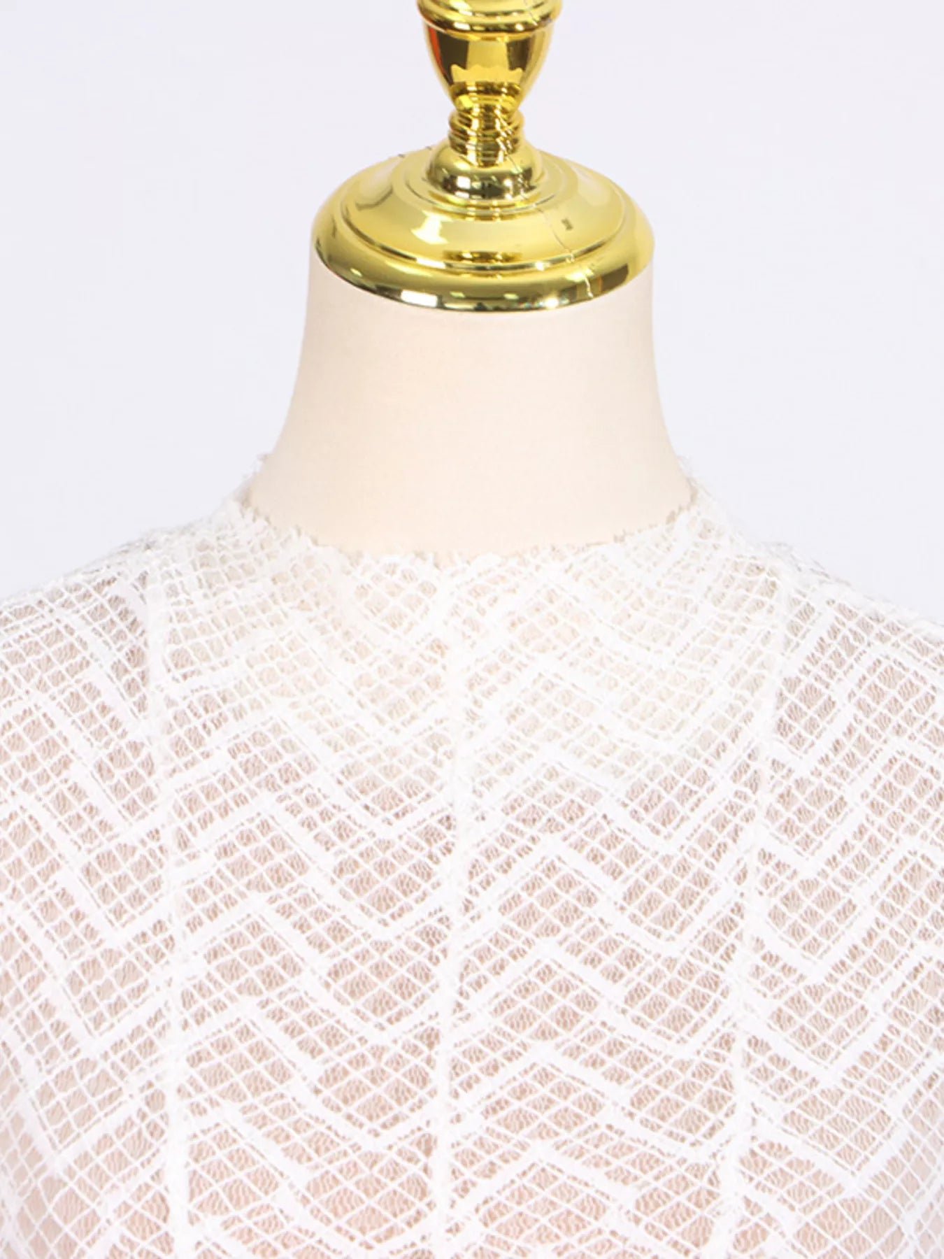 Lace Mock Neck Long Sleeve Maxi Dress c45344cd35ee46b8b6e8e6cecf72eec7-Max-Origin