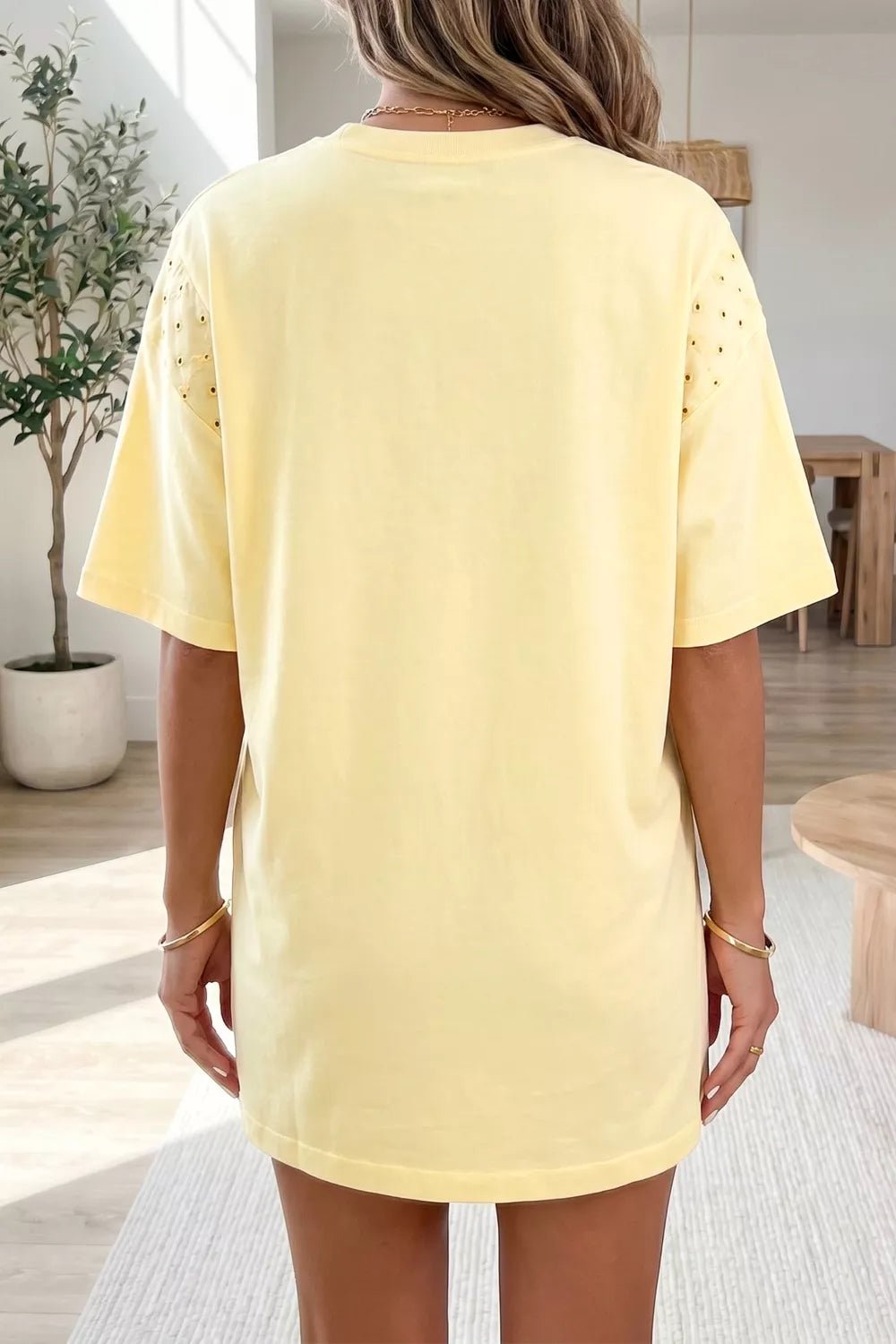 Round Neck Half Sleeve T-Shirt Dress c4a997ca-0835-4bc6-9da8-73783a67bab2-Max-Origin
