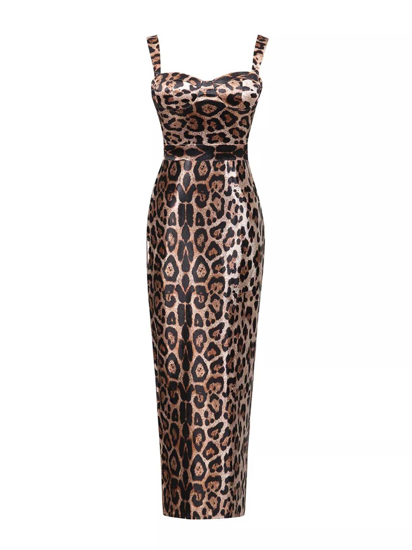 Leopard Print Bodycon Back Slit Midi Dress cdda58865cae44a58aafd409cc726cd5-Max-Origin