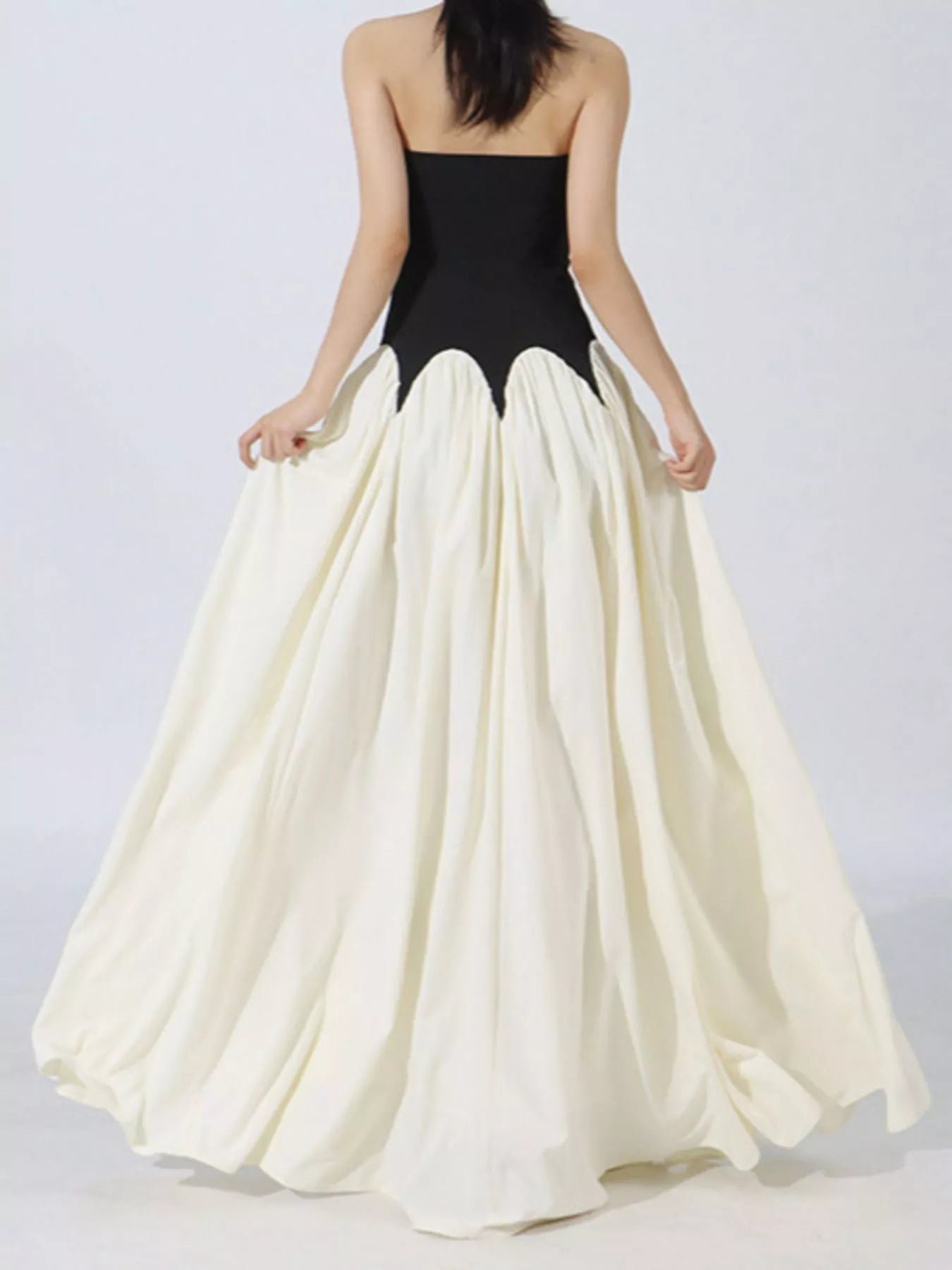 Two Tone Tube Maxi Dress cec57919-6dd0-4bfa-aebe-0aa5824ff13b-Max-Origin