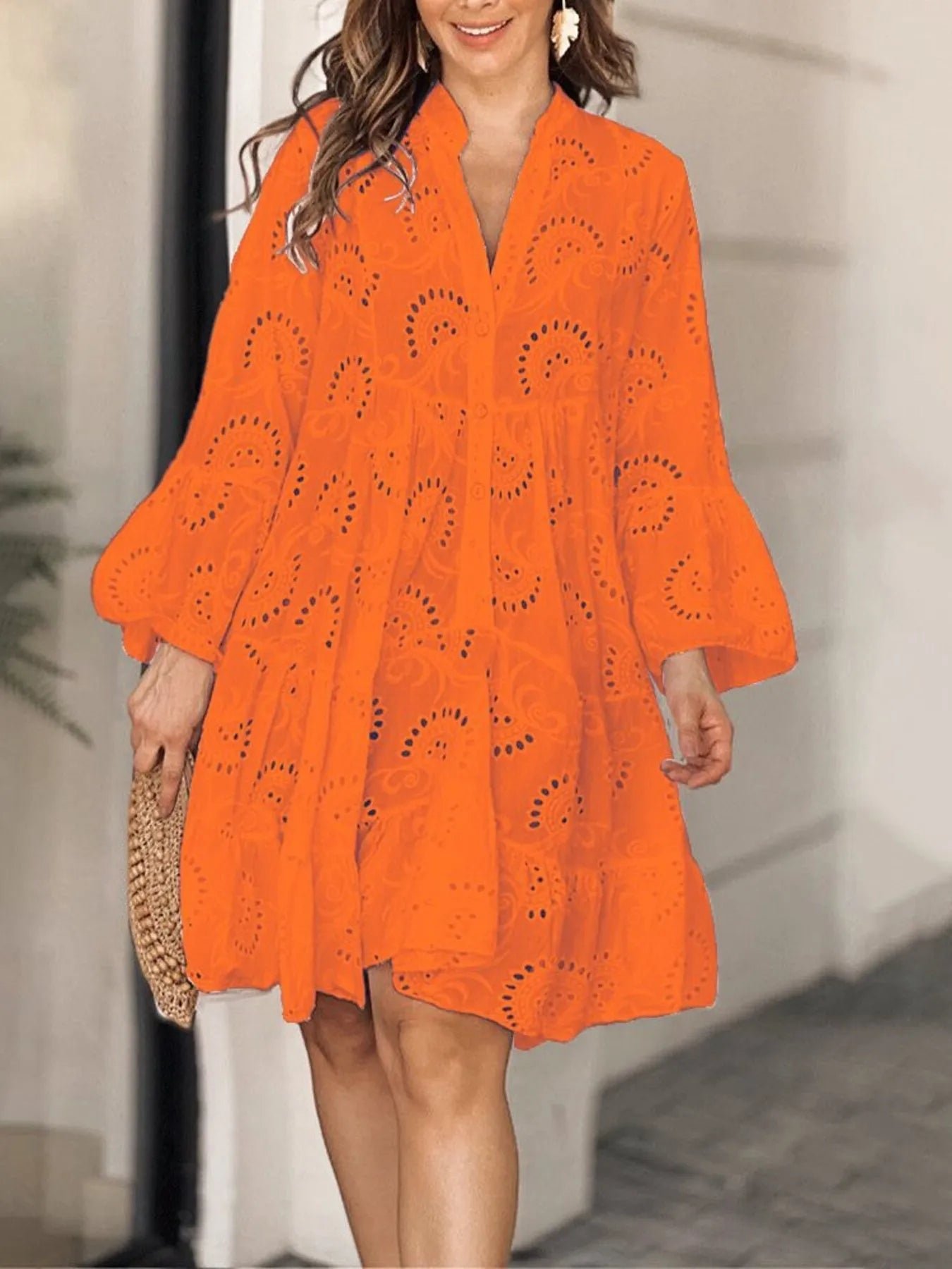 Full Size Eyelet Ruffled Hem Tiered Dress Plus Size d31be3a5521941aeaa9bd42edceb0ccb-Max-Origin