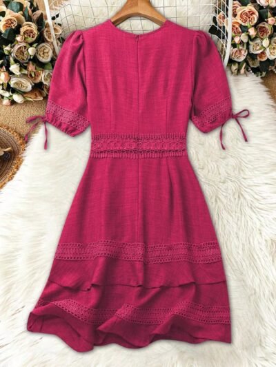 Lace Detail V-Neck Mini Dress f0d60edb-e699-4613-9a4e-f3fc8211aede-Max-Origin