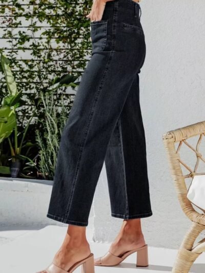 Button Fly Cropped Wide Leg Jeans e40cadf6-7511-4916-8753-7cebe077ba53-Max